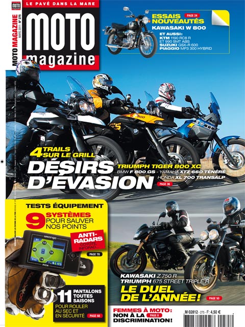 Moto Magazine n°275 - Mars 2011