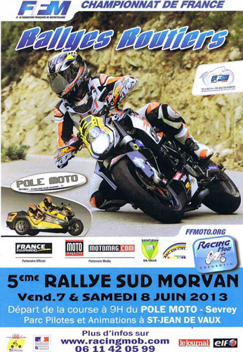 Championnat de France des Rallyes moto : 5e épreuve au (...)