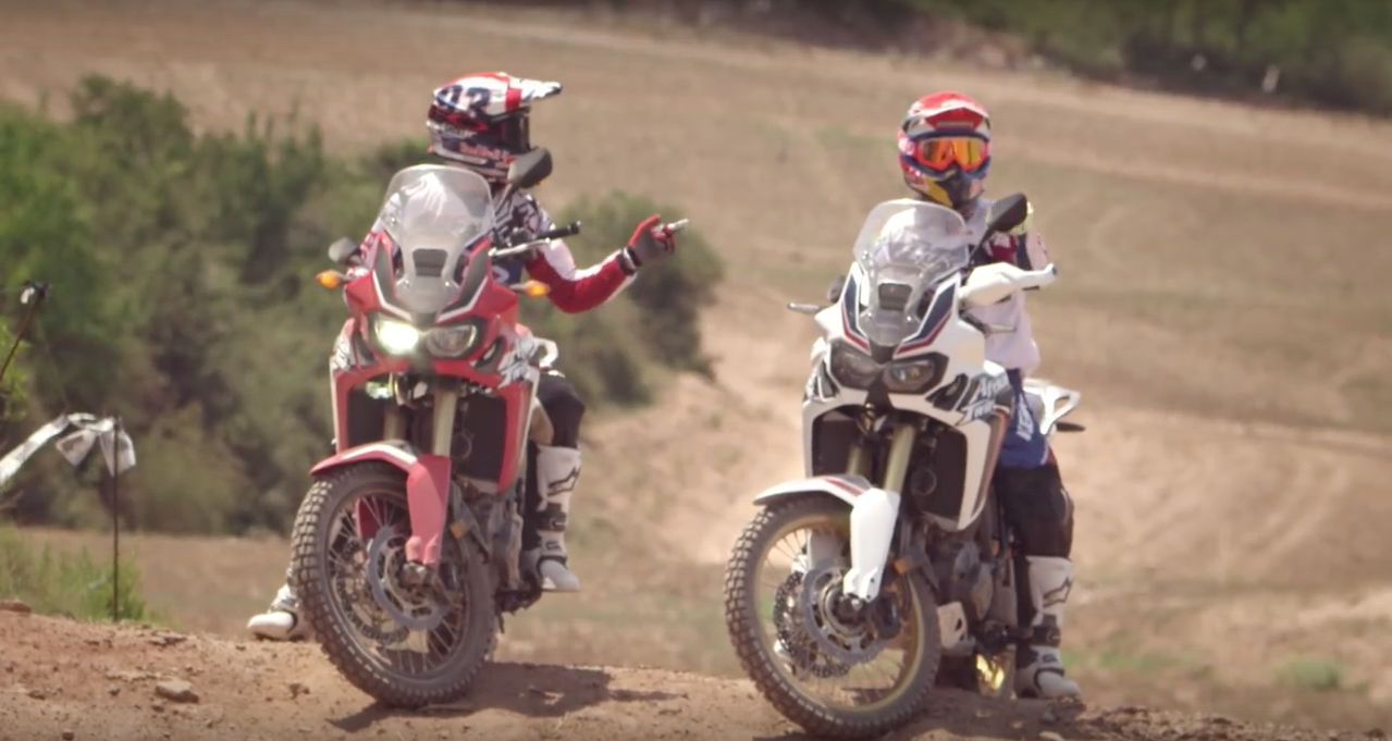 Vidéos : Márquez et Barreda parlent de la Honda CRF 1000 (...)