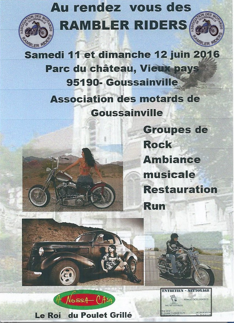 Fête de la moto des Rambler Riders à Goussainville (...)