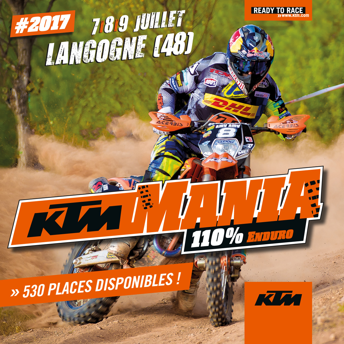 KTM Mania 2017 : rendez-vous à Langogne (48) les 7, 8 et (...)
