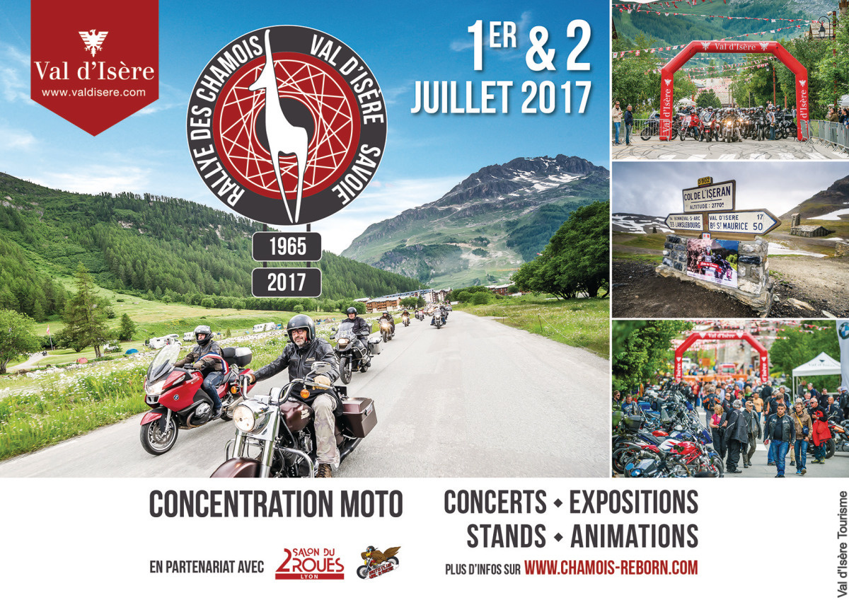 Rallye moto des Chamois à Val d'Isère (73)