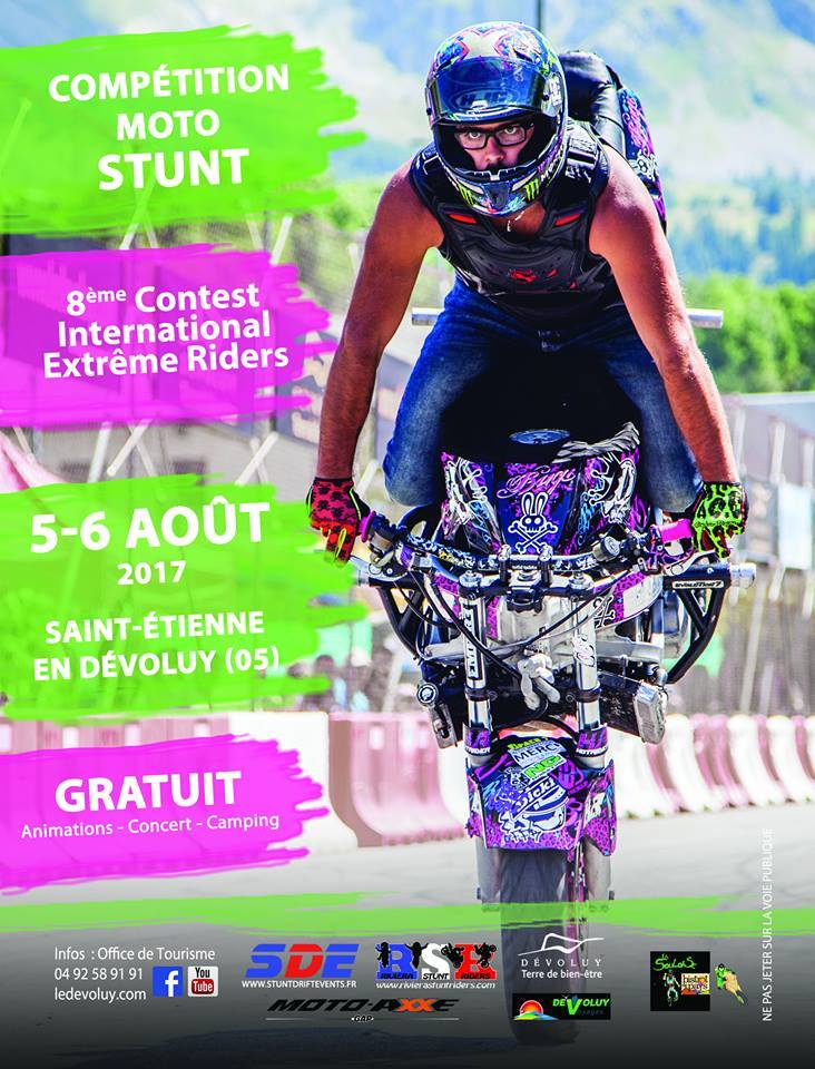 8e contest international extreme riders à Saint-Etienne-en-De
