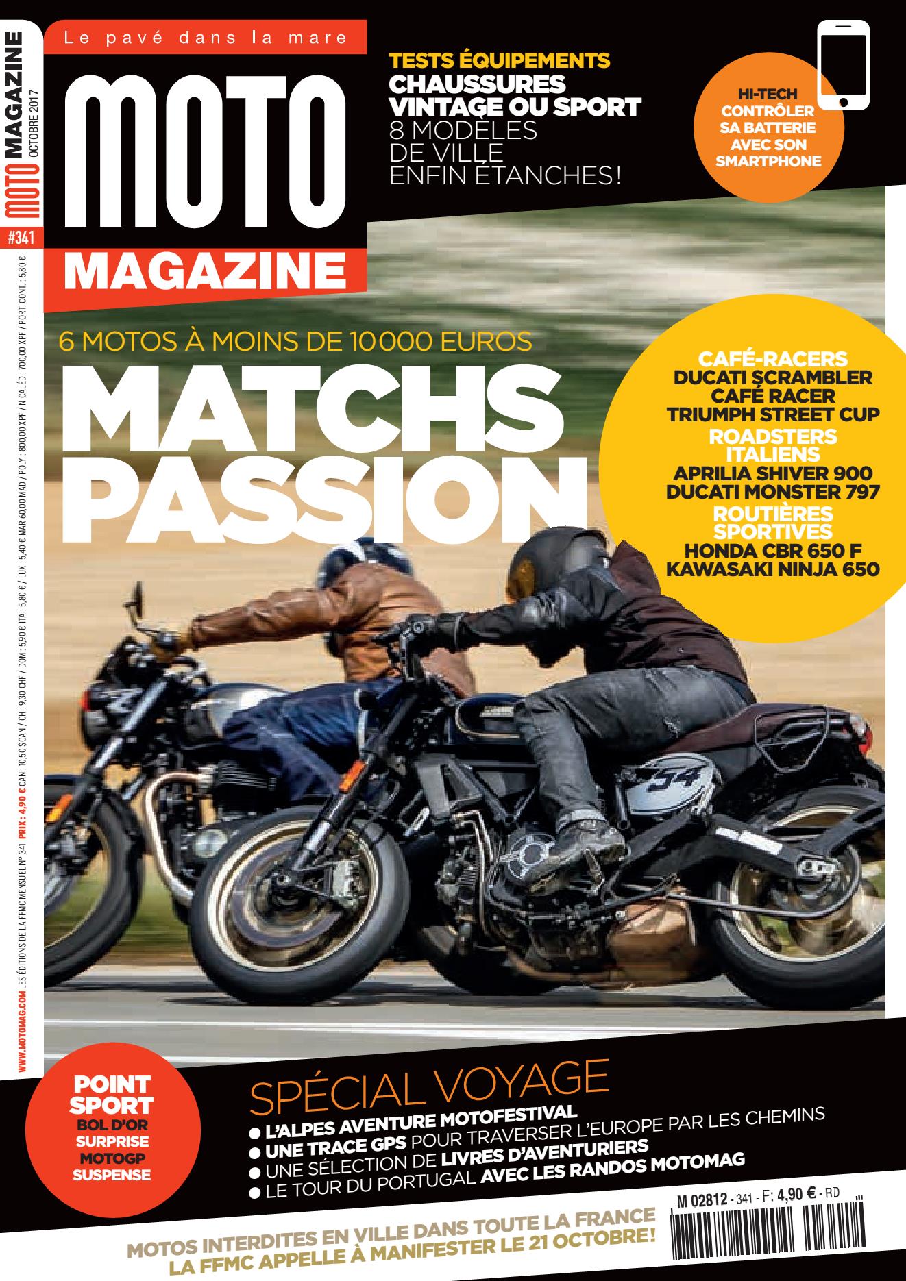 Moto Magazine n°341 - Octobre 2017