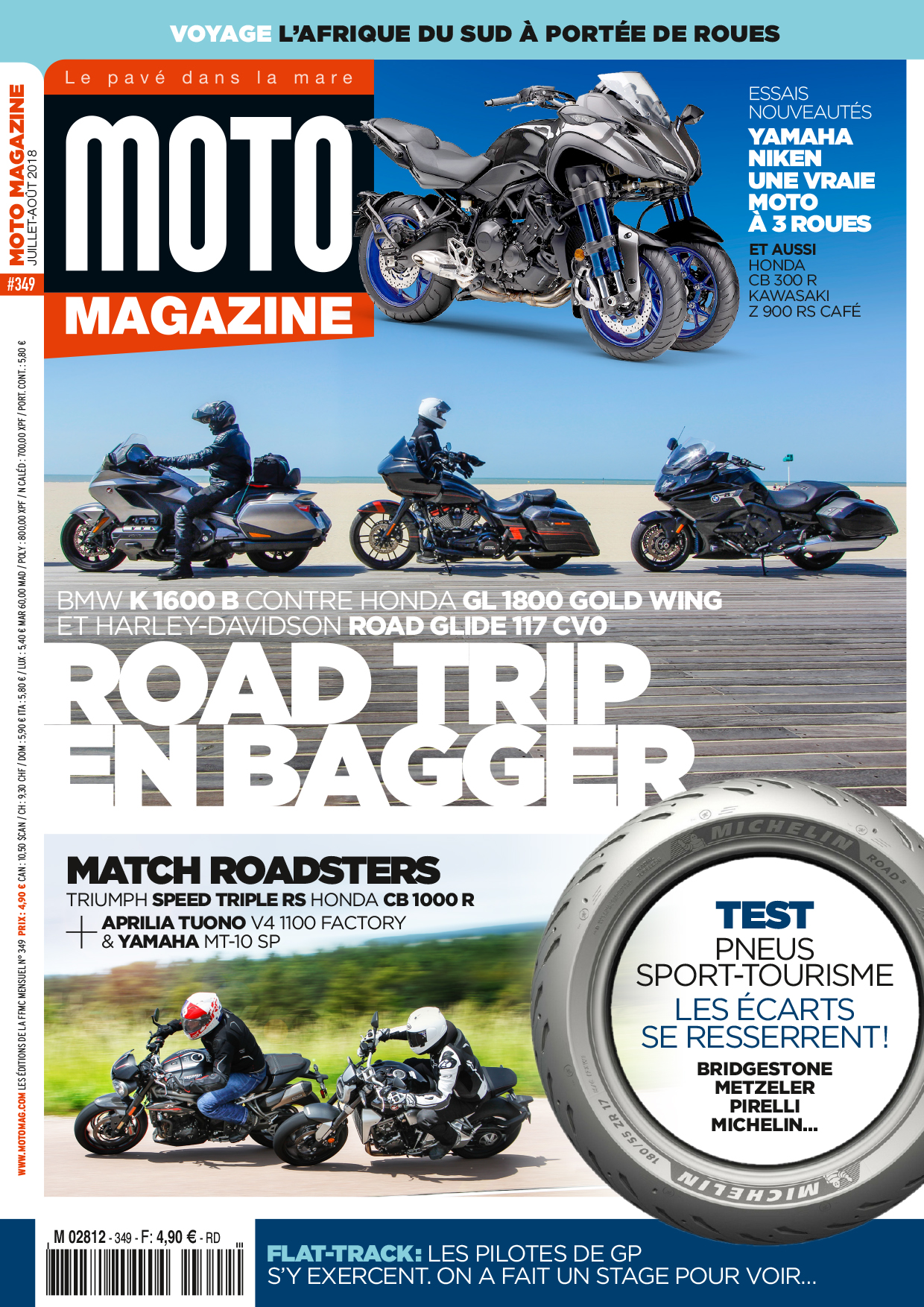 Moto Magazine n°349 - Juillet-août 2018
