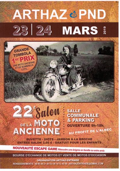 22e salon de la moto ancienne d'Arthaz (Haute-Savoie)