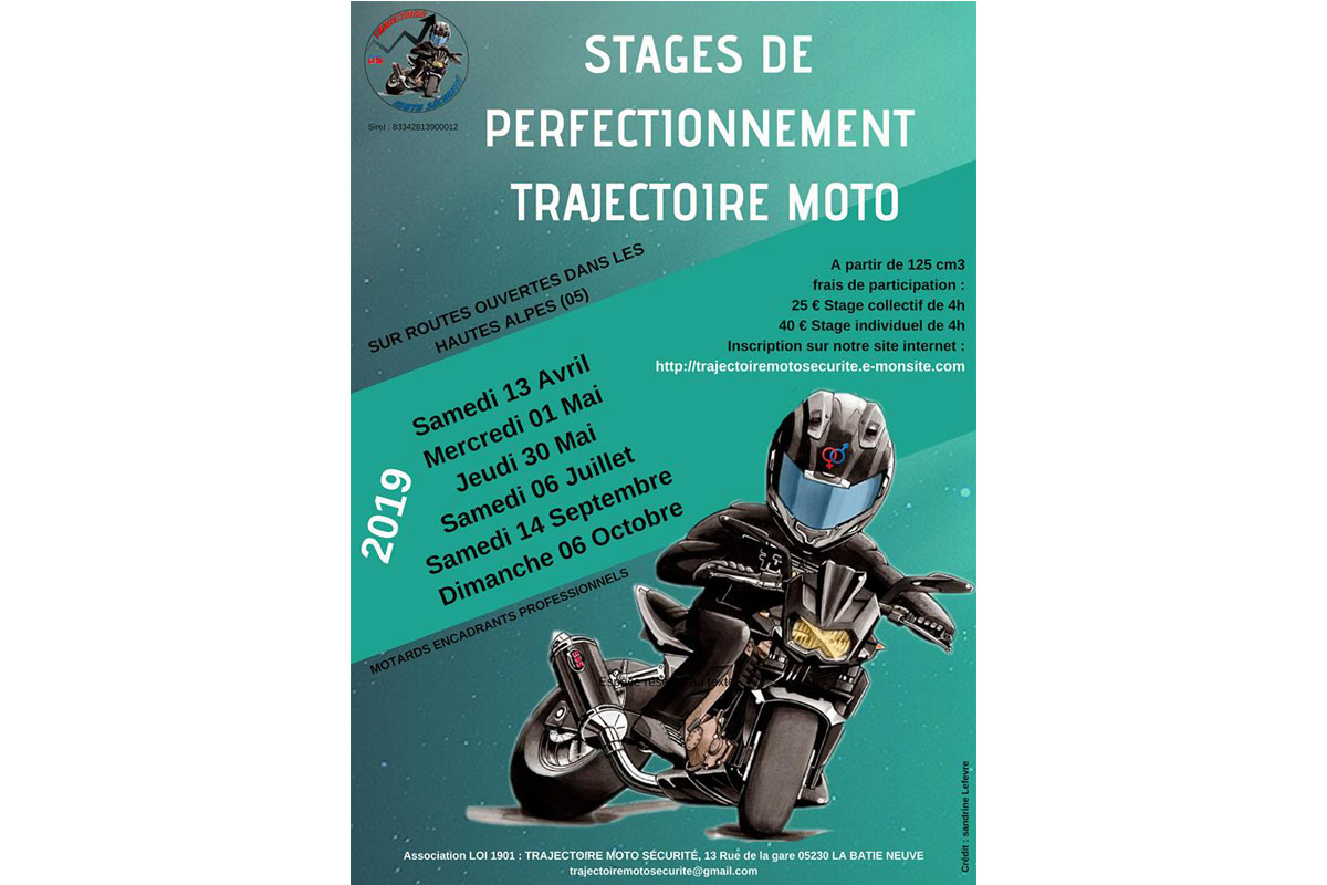 Stages Trajectoires moto (Hautes-Alpes)