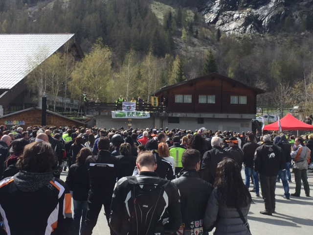 20e hommage des motards à Spadino (Haute-Savoie)