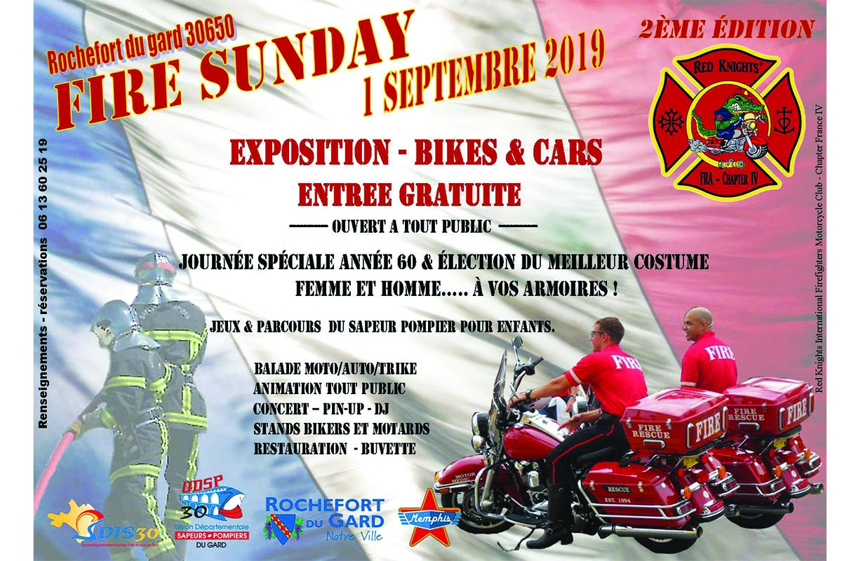 Journée Fire Sunday organisée par le Moto Club des (...)