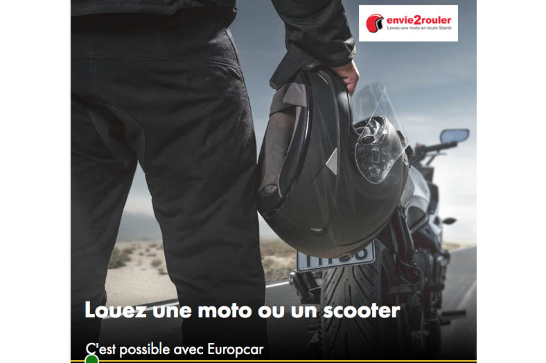 Europcar loue désormais des 2-roues motorisés