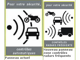 Radars en France : nouveau panneau, nouveau piège