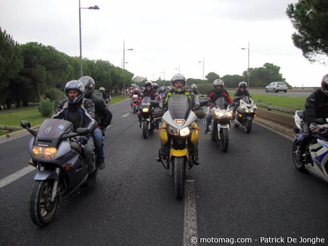 Manif moto Nîmes (30) : 260 motards rallient Montpellier
