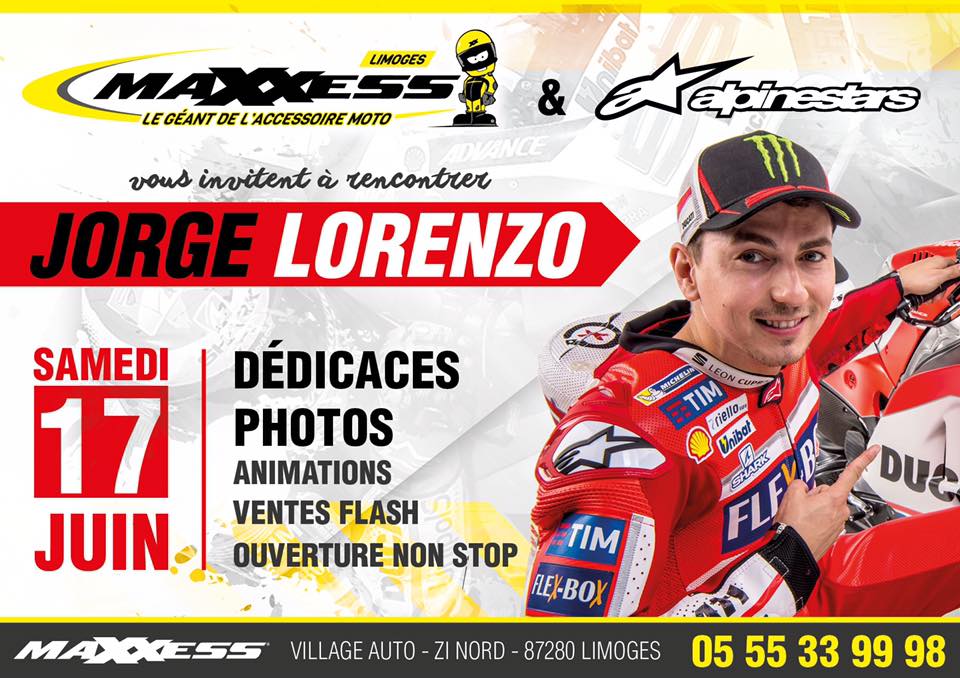 MotoGP : dédicaces de Jorge Lorenzo au village moto de (...)