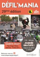 Rassemblement moto Défil'Mania 2017 à Epernay (...)