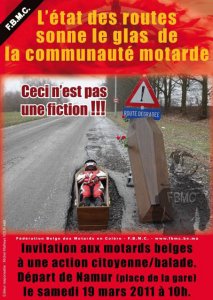 Manif moto belge : à l’initiative de la nouvelle 