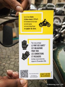 Campagne Sécurité routière : un point contre les gants