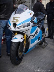 Johann Zarco à Avignon : nouvelle Moto2 Suter Ioda