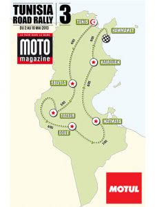 Rallye Moto Magazine Tunisia Road Rally : le parcours