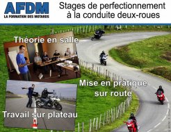 La formation post-permis moto de l'AFDM en plein (...)