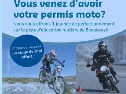 Motards débutants : formation moto route et trial (...)