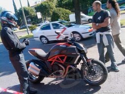 Ducati Diavel : photo volée du produit fini
