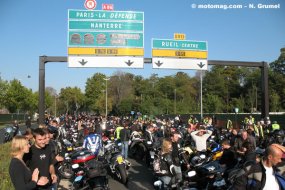 Les motards manifestent contre l'interdiction de (...)