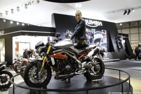 Nouveauté moto 2016 : la Triumph Speed Triple présentée à (...)