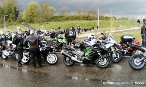 Manif FFMC 39 : 250 motards manifestent à Lons