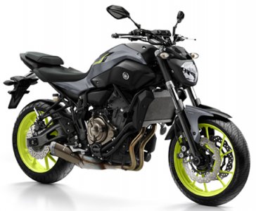 Moto la plus vendue en 2015 : Yamaha MT-07