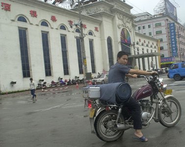 Chine : moto utilitaire