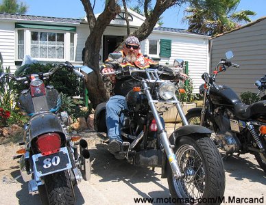 Twins Harley à St Trop’ : Ian l’Anglais