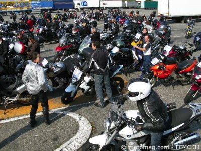 Manif moto à Toulouse (31) : 600 motos !