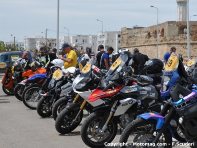 Tunisian Moto Tour : le parc fermé