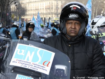 Moto-taxi : un syndicaliste en colère