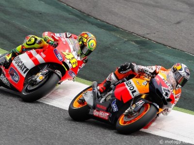 MotoGP de Catalogne : Dovi et Rossi