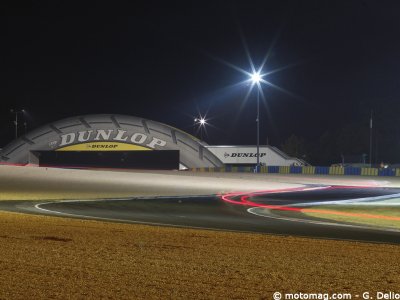 Petite vue nocturne du Dunlop
