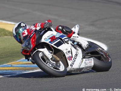 Renaud Lavillenie a bouclé ses 24 heures de course au guidon de la Suzuki d’AZ Motos