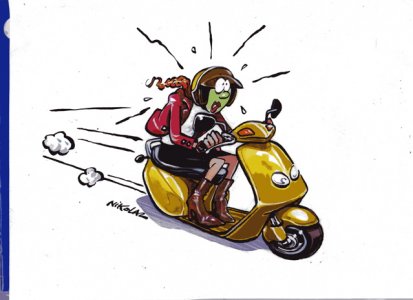 Sondage Géma : le motard stressé
