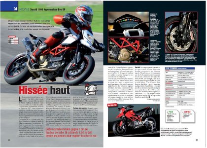 Rodage : Ducati 1100 Hypermotard Evo