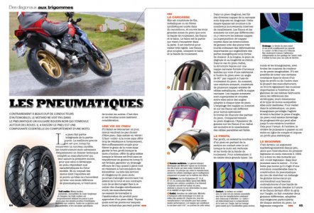 Dossiers de Motomag n°3 Technomoto : les pneus