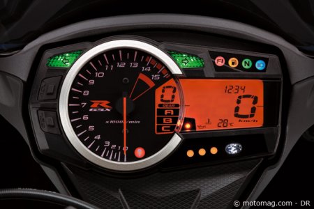 Suzuki GSX-R 1000 2012 : compteur inchangé