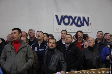 Enchères Voxan : présence de la communaute motarde
