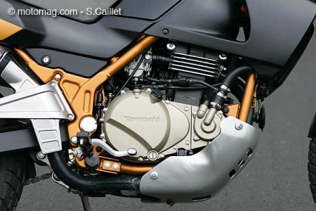 Kawasaki 500 KLE : sabot moteur