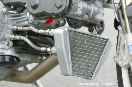Ducati Monster S4RS : radiateurs