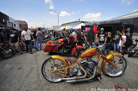 The Brooklyn Invitational Motorcycle Show 2015 : outisde