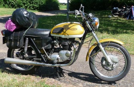 British Bikes Days : Bonnie T120 1972