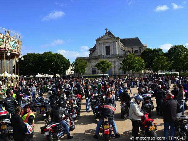 Manifestation à La Rochelle : 1300 motards en colère