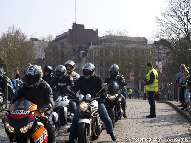 Manif moto 24 mars Nord : 5000 motards entre Lille et (...)