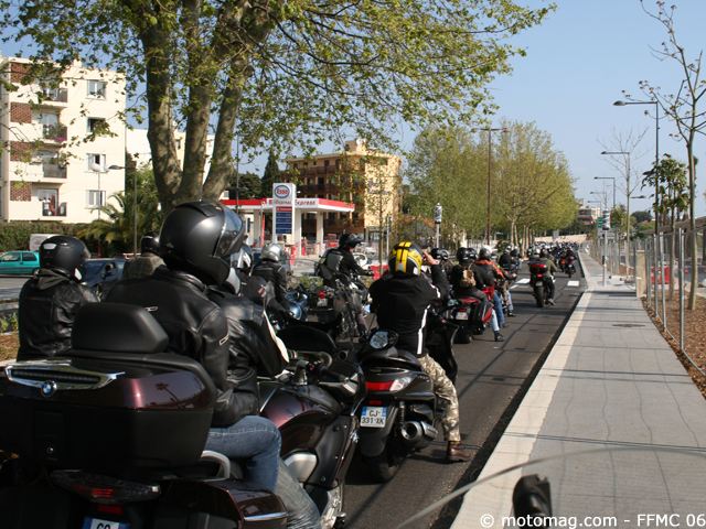 Manifestation à Cagnes-sur-mer : 1.000 motos au (...)