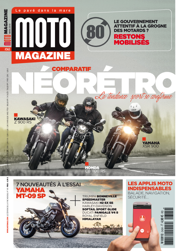 Moto Magazine n°345 - Mars 2018